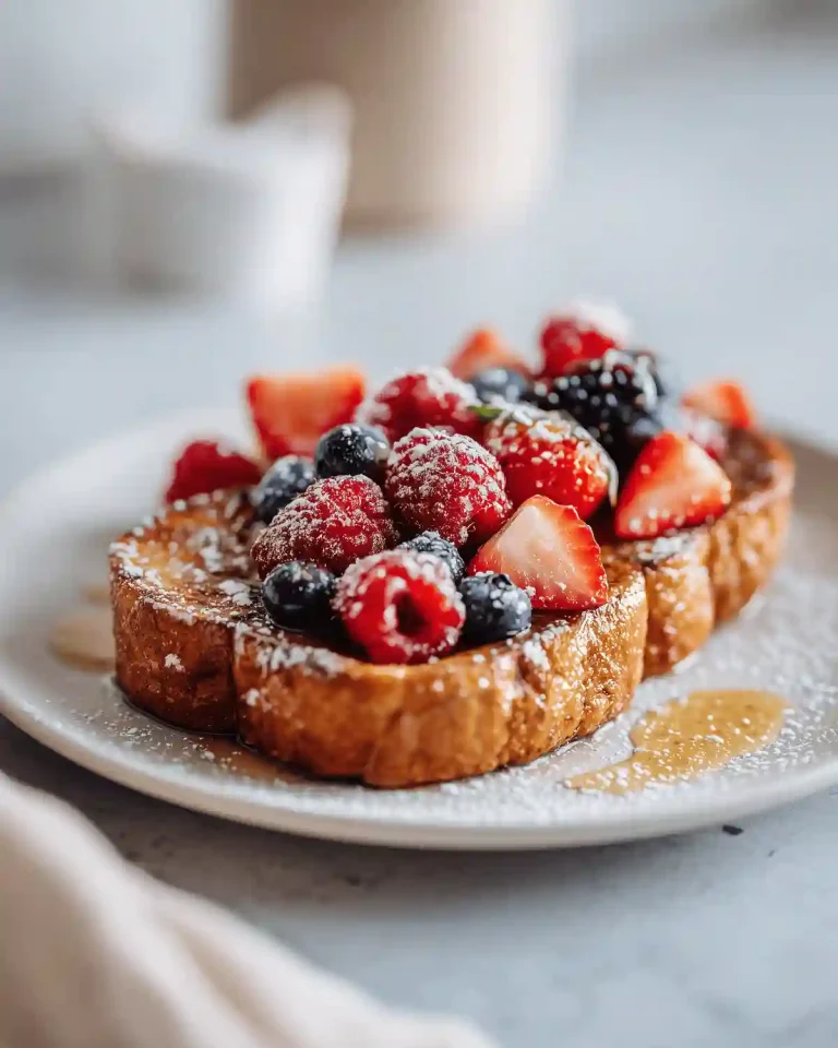 Pain perdu aux fruits rouges au Airfryer Pain Perdu Fruits Rouges Airfryer