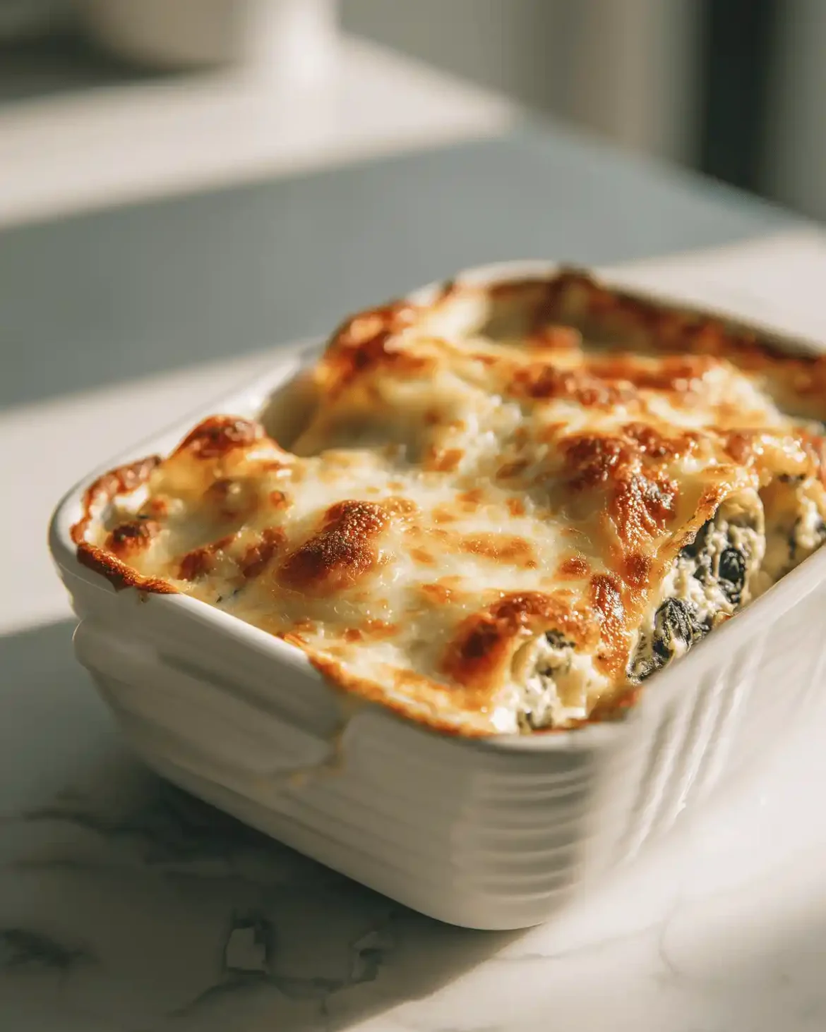 Cannellonis aux épinards au Airfryer Cannellonis Epinards Airfryer