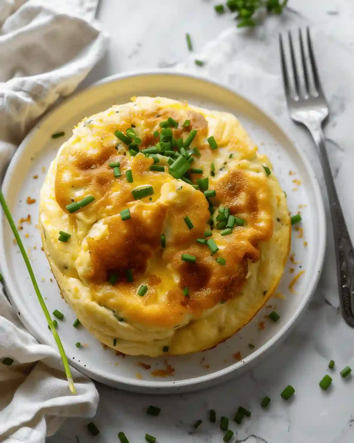 Omelette soufflée au Airfryer Omelette Soufflee Airfryer
