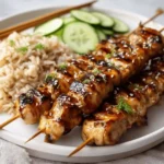 Brochettes Poulet Teriyaki Airfryer