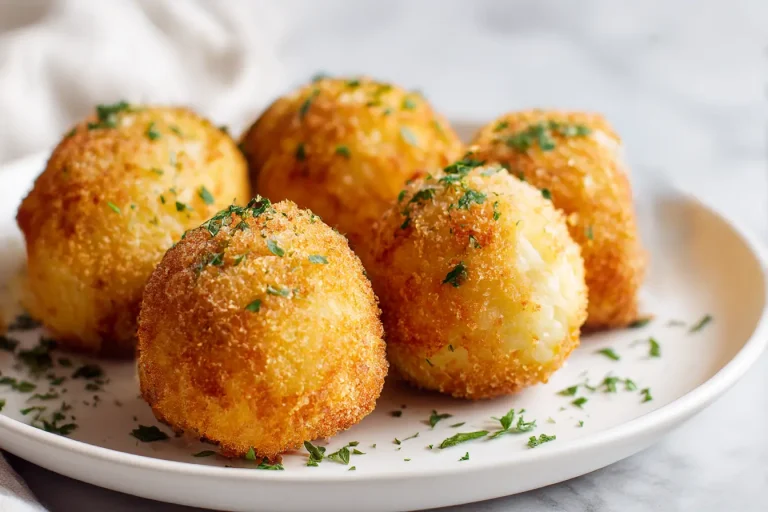 Arancini siciliens au airfryer, croustillants et savoureux