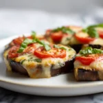 Aubergines façon pizza au Airfryer, savoureuses et croustillantes