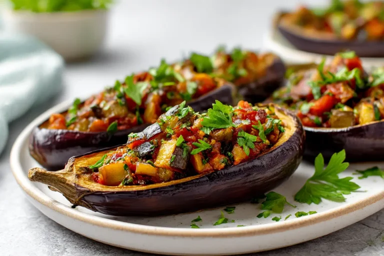 Aubergines farcies airfryer Aubergines farcies en Airfryer, savoureuses et légères