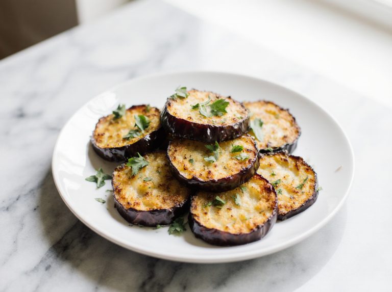Aubergines frites au airfryer, croustillantes et savoureuses