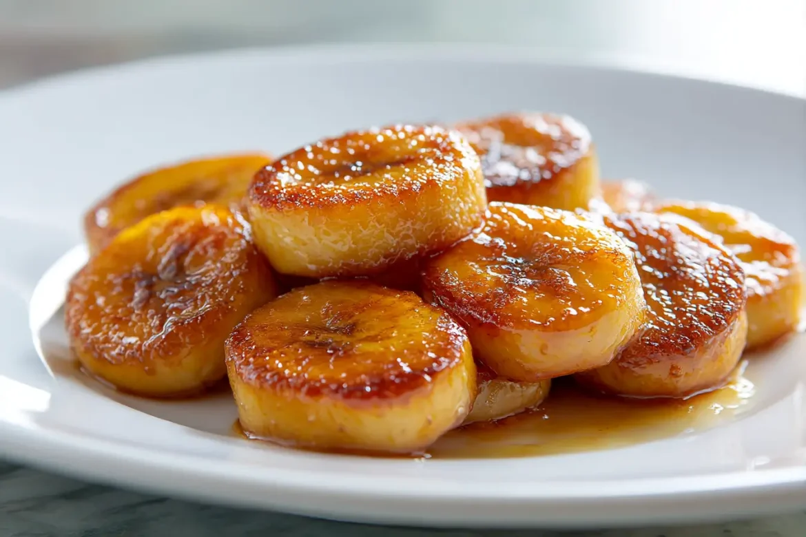 Banane rôtie au Airfryer, sucrée et caramelisée