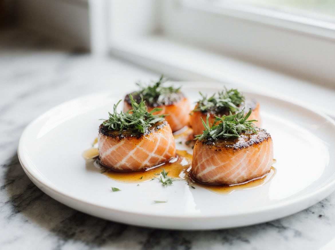 Bouchées de saumon au Airfryer, croustillantes et savoureuses
