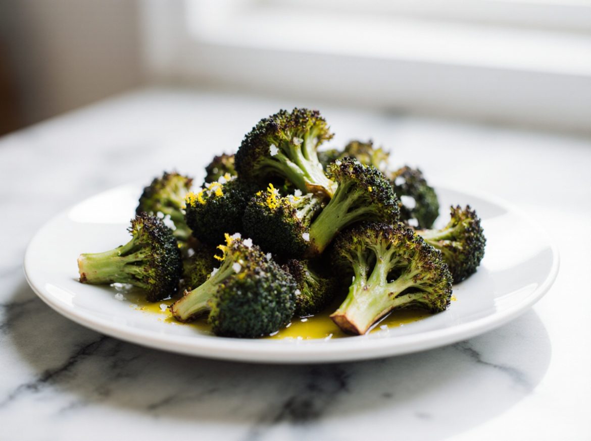 Brocolis rôtis en Airfryer, croustillants et savoureux