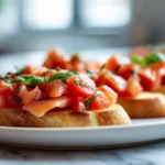 Bruschetta saumon au Airfryer, savoureuse et croustillante