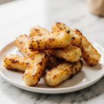 Bâtonnets de fromage halloumi au Airfryer, croustillants et savoureux