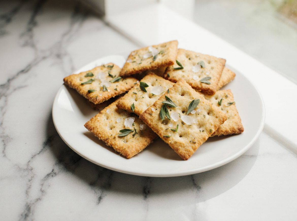 Crackers au airfryer, croustillants et légers
