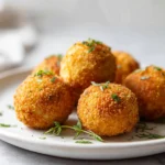 Délicieuses croquettes de chèvre préparées à l'Airfryer, croustillantes et légères