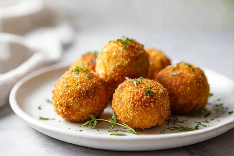 Délicieuses croquettes de chèvre préparées à l'Airfryer, croustillantes et légères
