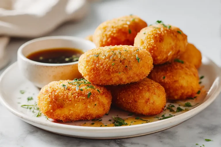 Délicieuses croquettes de riz au Airfryer, croustillantes et légères.