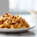 Crumble aux pommes au Airfryer, doré à la perfection