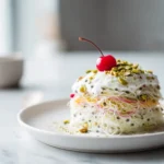 Falooda au Airfryer, un dessert délicieux et rafraîchissant.