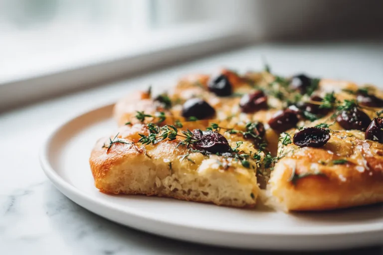 Focaccia maison au airfryer, dorée et moelleuse