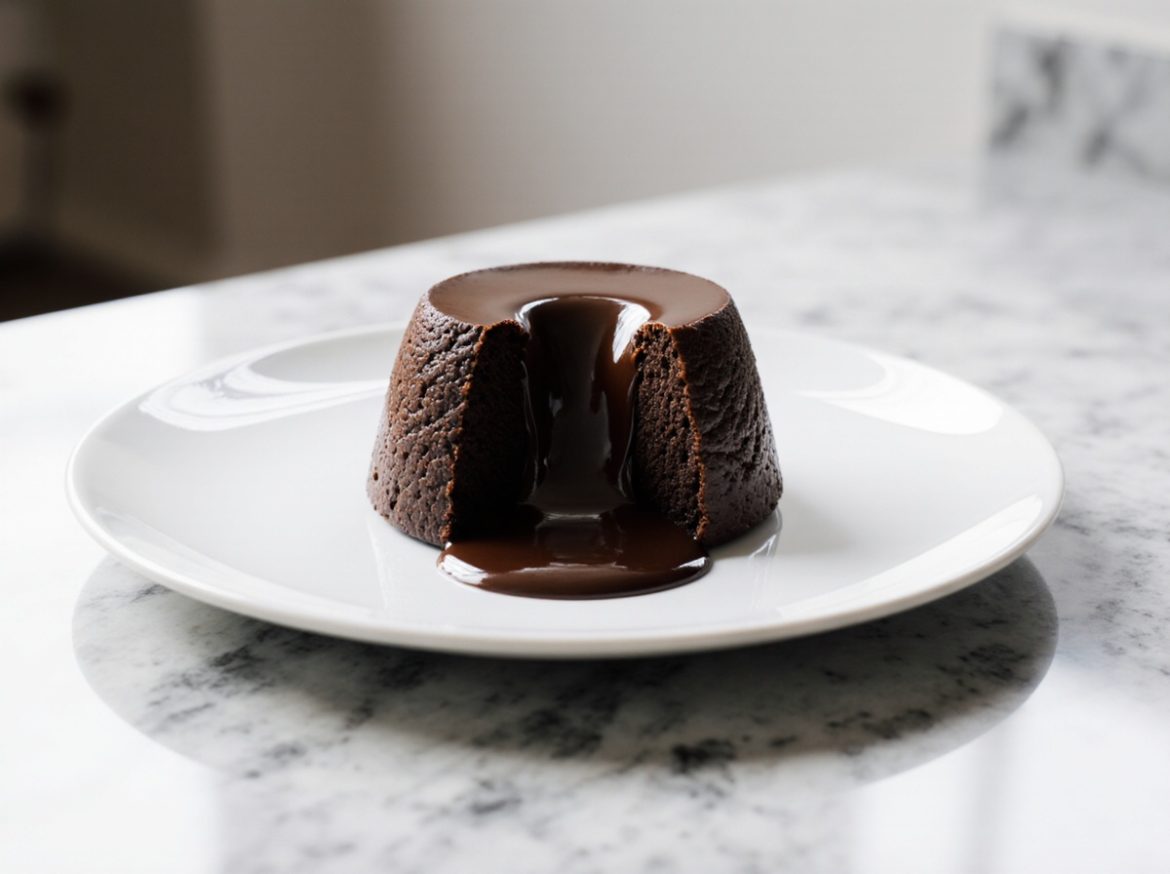 Fondant au chocolat en Airfryer, moelleux et irrésistible