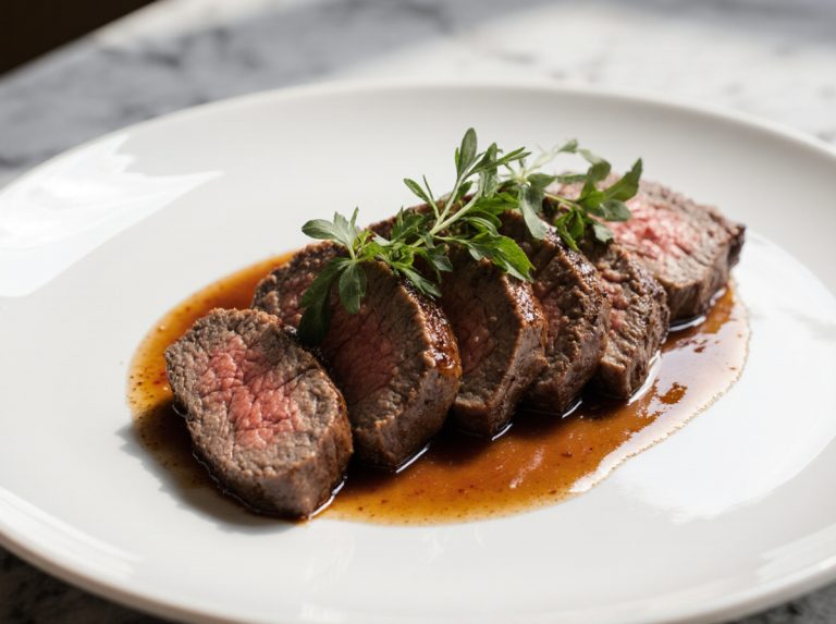 Hampe de bœuf au airfryer Savoureuse hampe de bœuf cuite en Airfryer, tendre et juteuse.