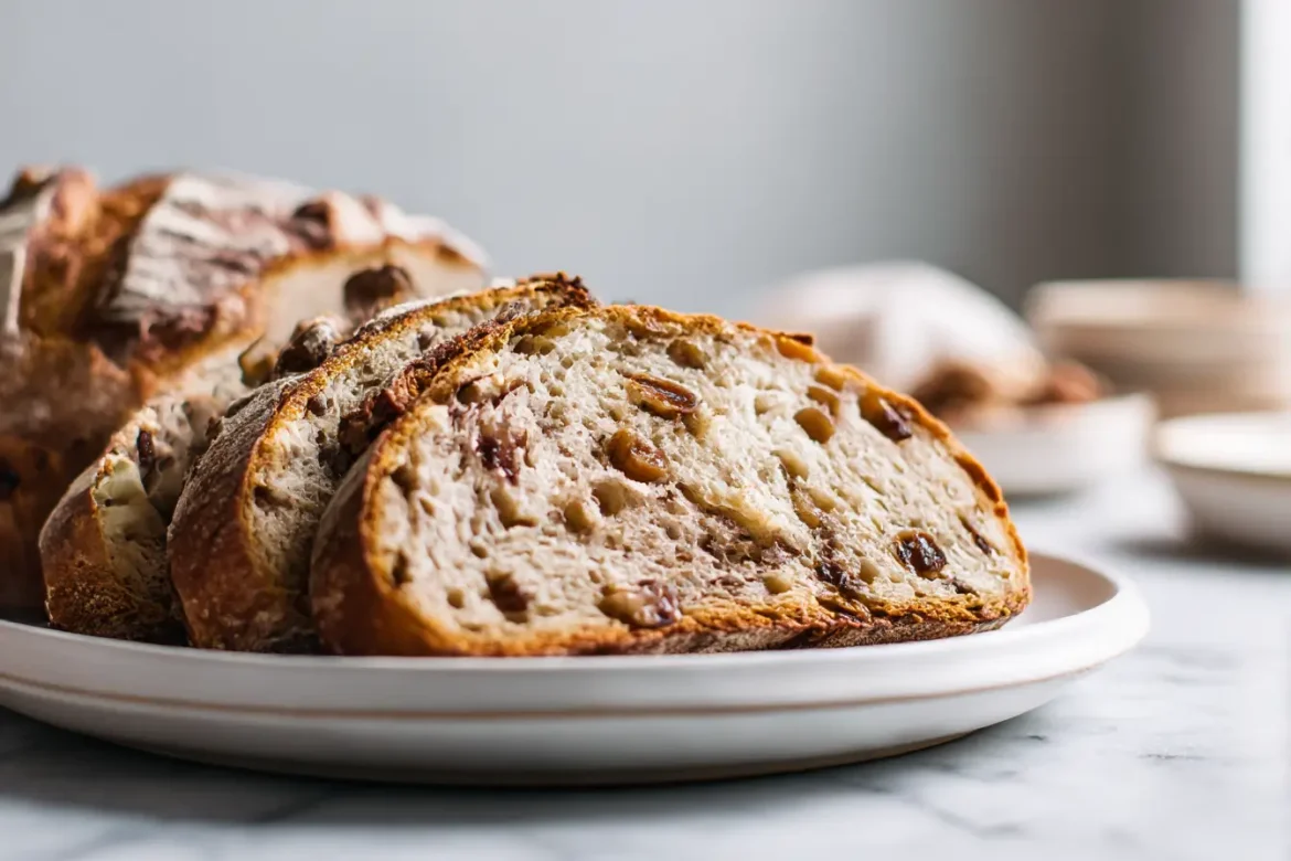 Pain aux figues et noix préparé en Airfryer, moelleux et savoureux