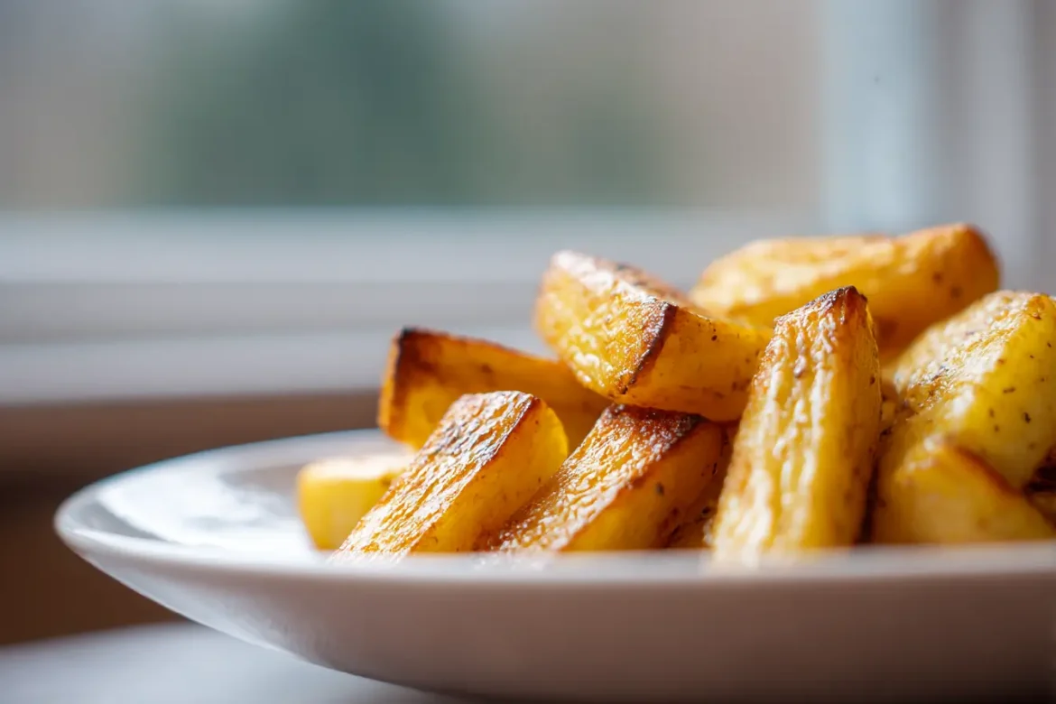Panais rôtis en Airfryer, parfumés et dorés à la perfection