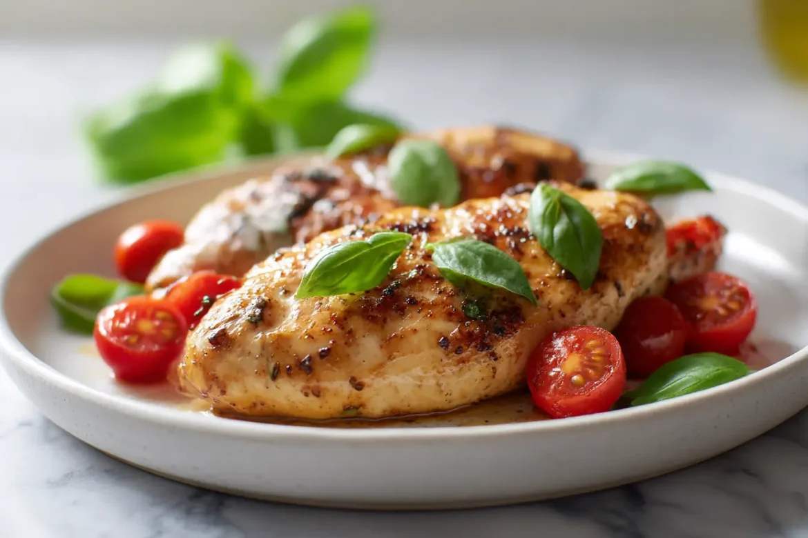 Poitrines de poulet marinées à l’italienne au airfryer Poitrines de poulet marinées à l’italienne au Airfryer, juteuses et savoureuses