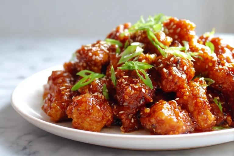 Poulet général Tao au Airfryer, savoureux et croustillant