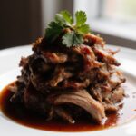 Pulled pork préparé en Airfryer, tendre et savoureux