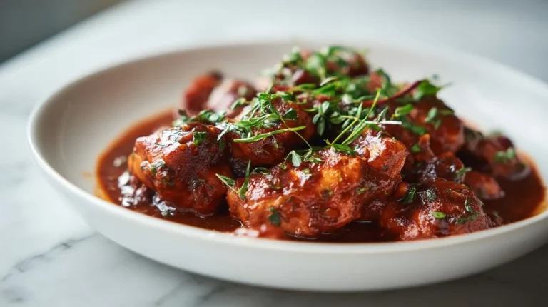 Coq au vin au Airfryer, tendre et savoureux