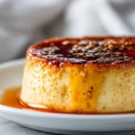 Délicieuse crème brûlée au Airfryer, avec une croûte dorée et croustillante.