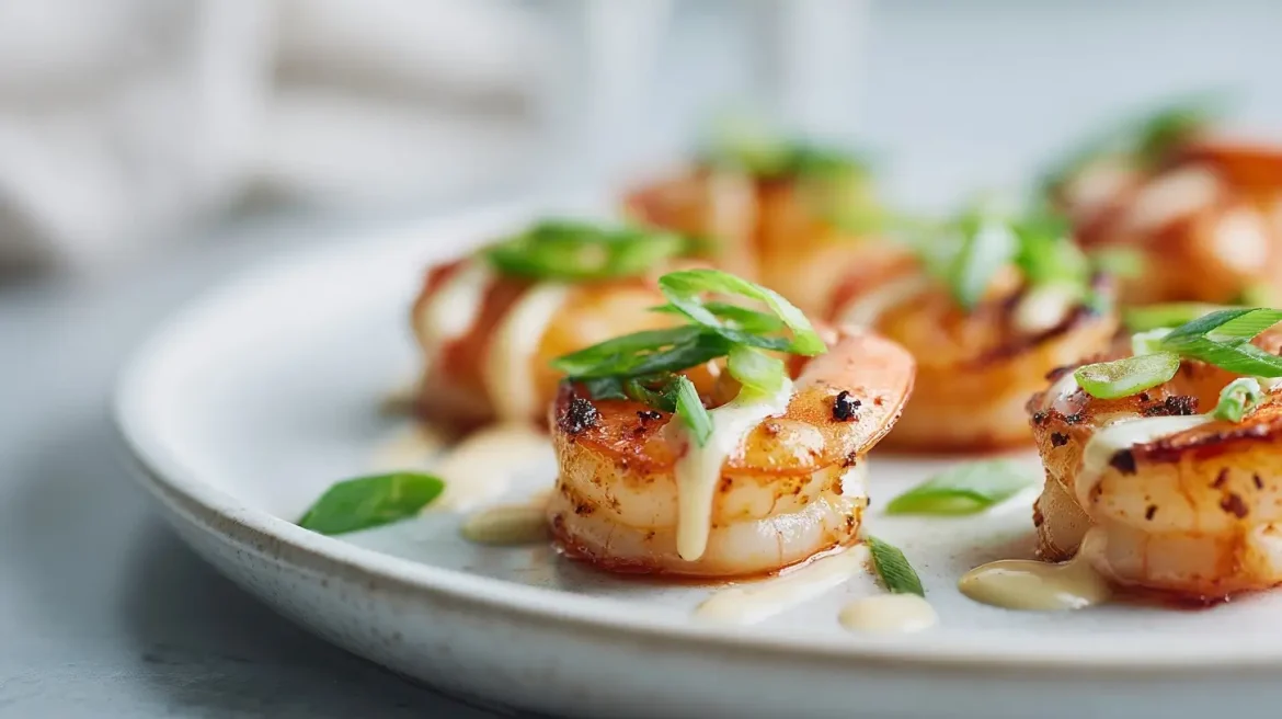 Crevettes bang bang au airfryer Délicieuses crevettes bang bang préparées facilement en Airfryer.