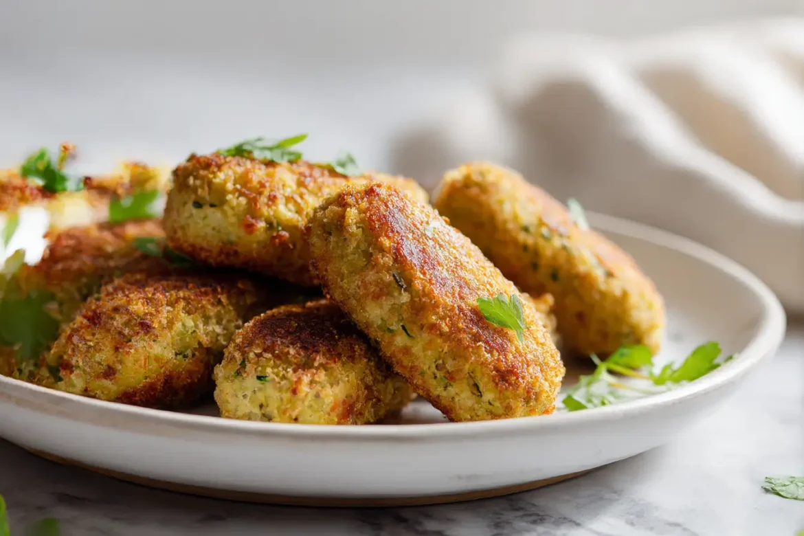 Croquettes de courgettes au airfryer Croquettes de courgettes en Airfryer, croustillantes et savoureuses