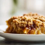 Crumble de rhubarbe au Airfryer, croustillant et savoureux