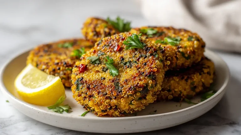 Galettes de quinoa en Airfryer, croustillantes et délicieuses