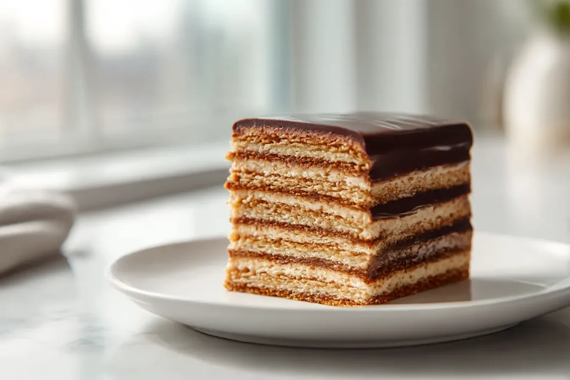 Gâteau opéra au Airfryer, élégant et délicieux