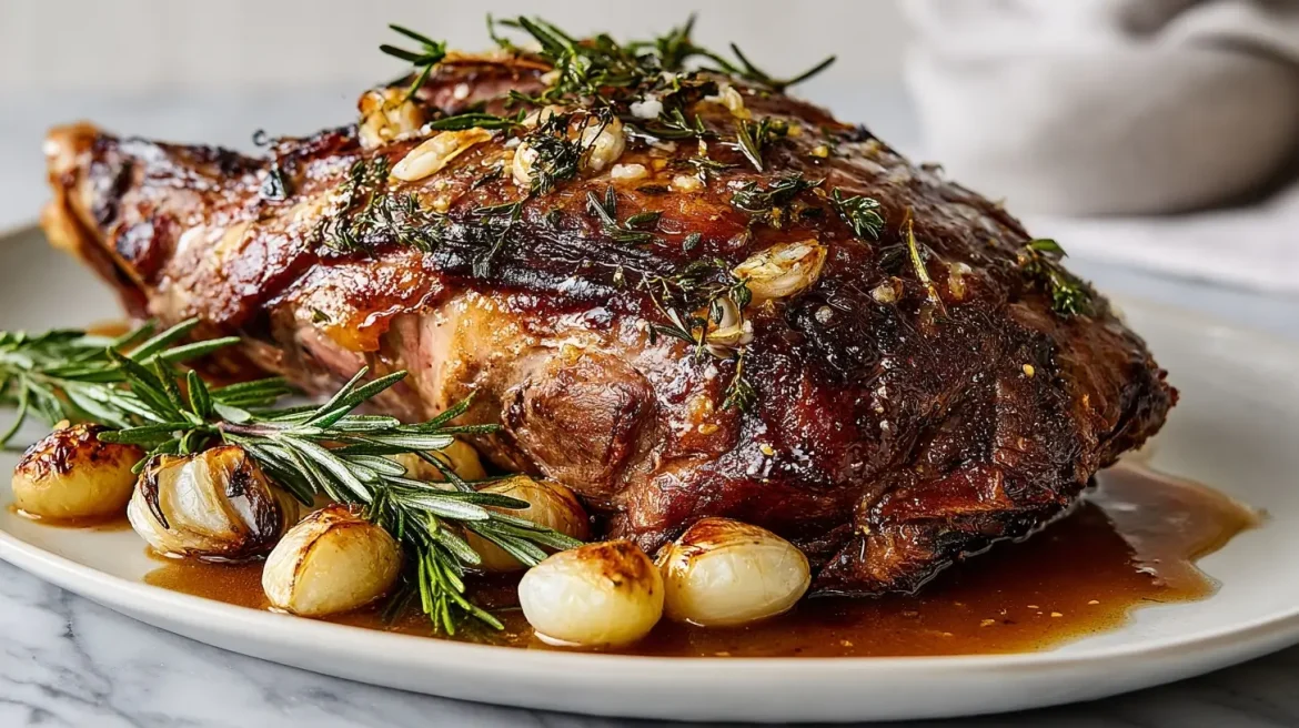 Gigot d'agneau au Airfryer, juteux et savoureux