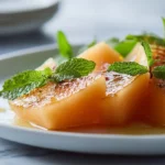 Melon rôti au Airfryer, sucré et savoureux