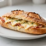 Délicieux pain surprise maison préparé en Airfryer, prêt à être dégusté.