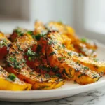 Potimarron rôti en Airfryer, moelleux et savoureux.