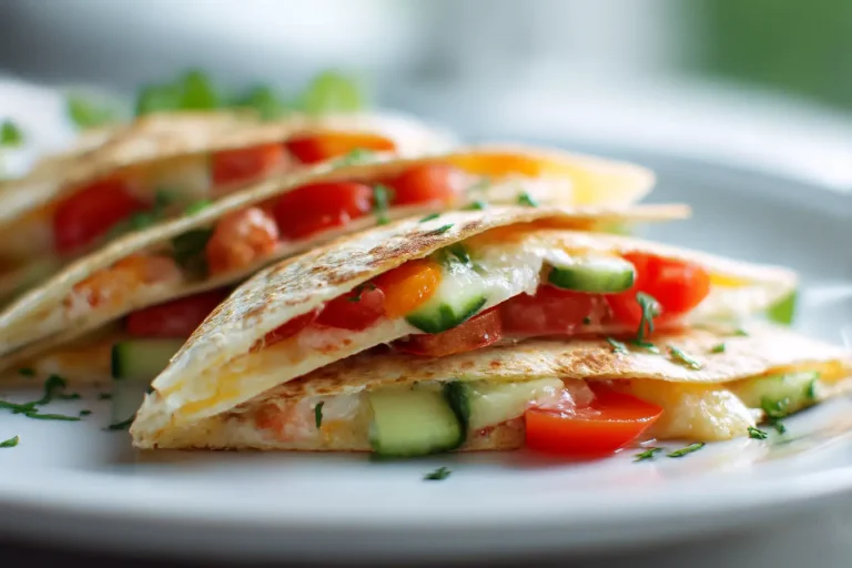 Savoureuses quesadillas au poulet préparées en Airfryer, croustillantes et délicieuses