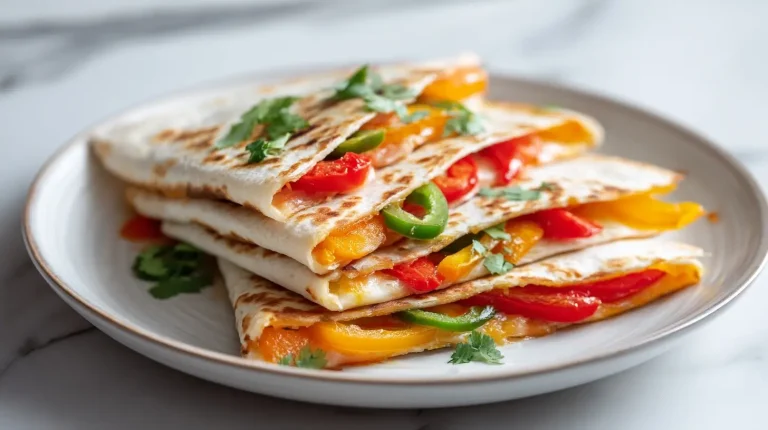 Quesadillas aux légumes au Airfryer, savoureuses et croustillantes