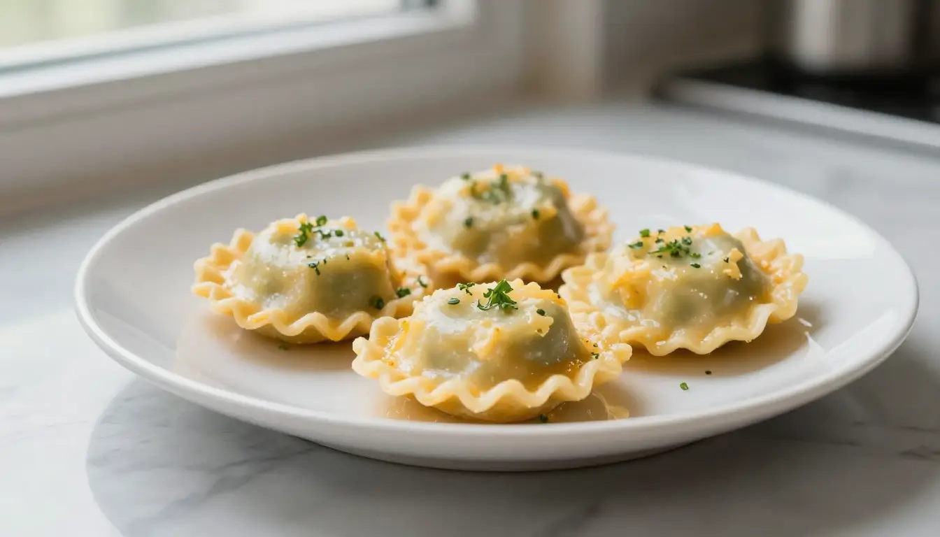 Ravioles croustillantes au airfryer, délicieusement dorées