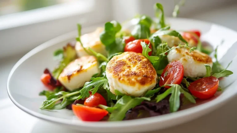 Salade de chèvre croustillant au airfryer, savoureuse et légère