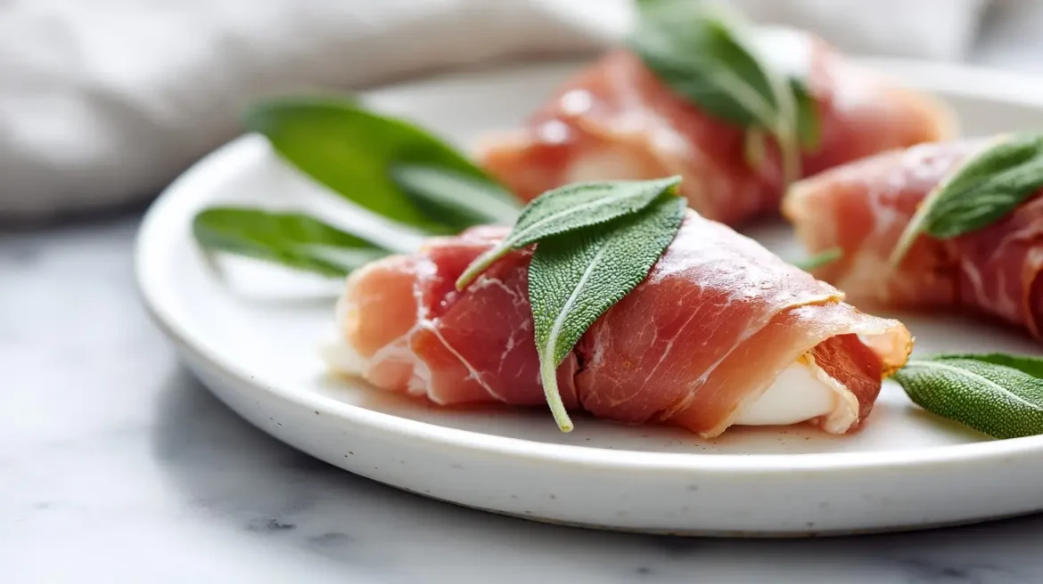 Savoureux saltimbocca au airfryer, croustillant et riche en saveurs