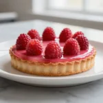 Tarte aux pralines roses au Airfryer, délicieuse et colorée