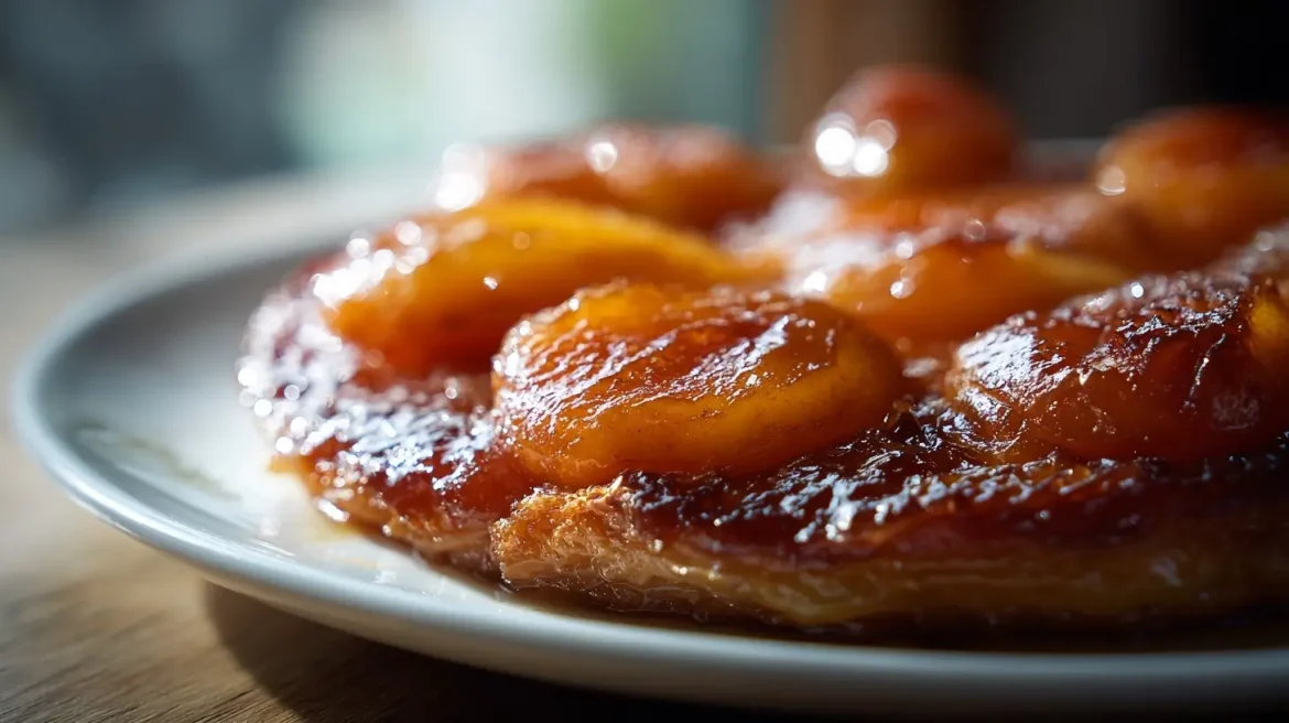 Tarte tatin au Airfryer, caramélisée et onctueuse