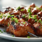 Yakitori de poulet au Airfryer, tendre et savoureux