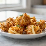Bhajis aux oignons au Airfryer, croustillants et savoureux