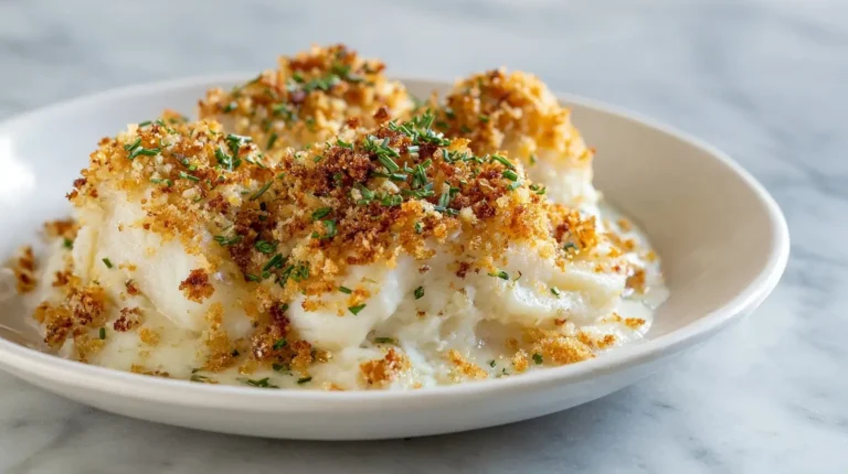 Brandade de morue gratinée en Airfryer, dorée à souhait