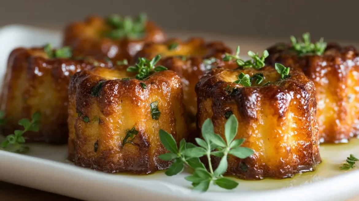 Cannelés salés au fromage en Airfryer, délicieux et moelleux