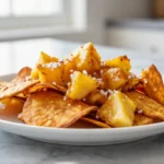 Chips d'ananas croustillantes en Airfryer, sucrées et dorées